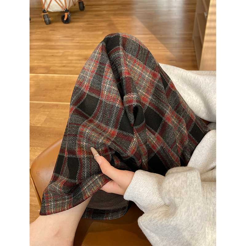 チェックパンツ のびのびチェックパンツ