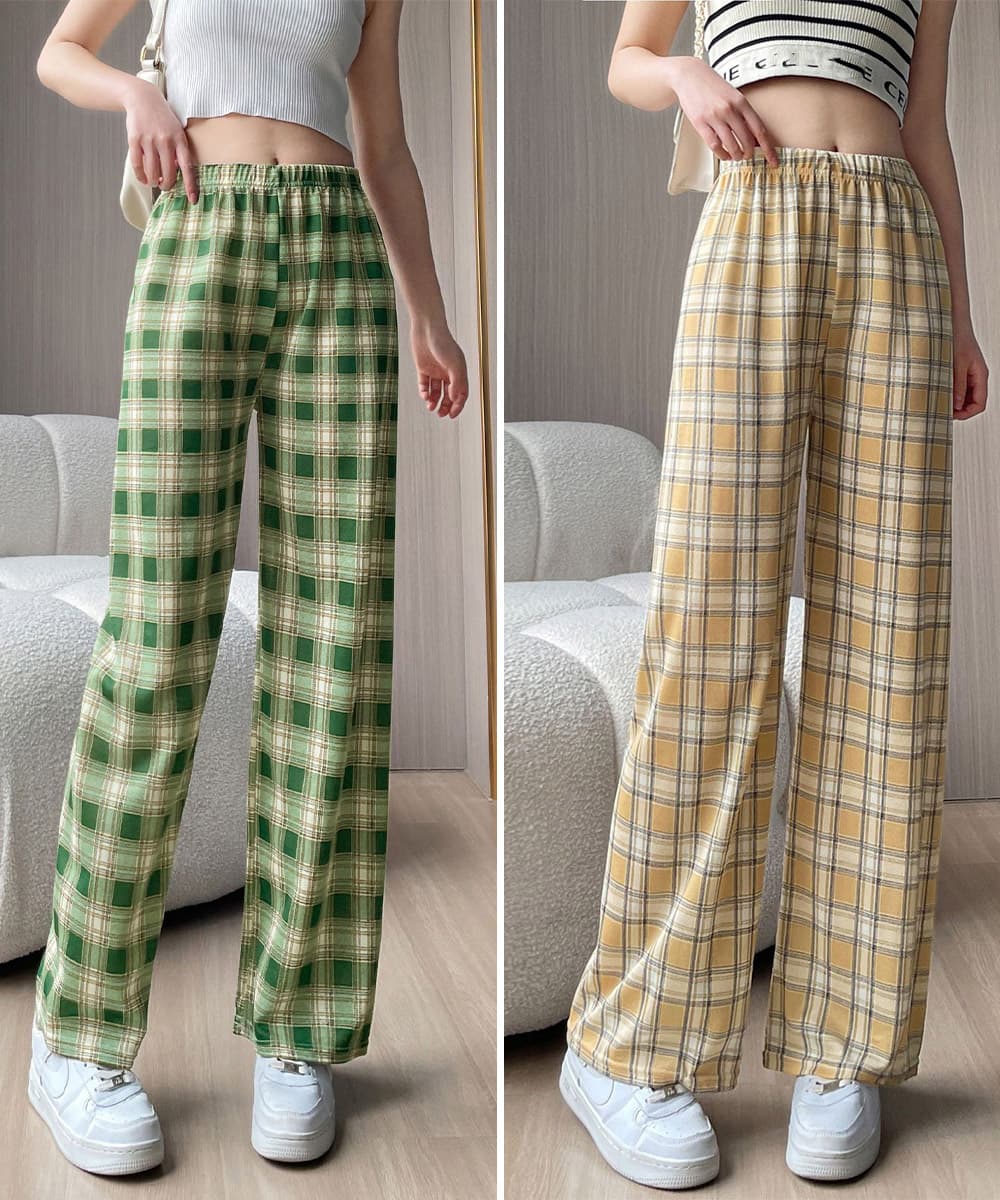 チェックパンツ 裏起毛チェック柄パンツ防寒ボア付き暖かパンツ