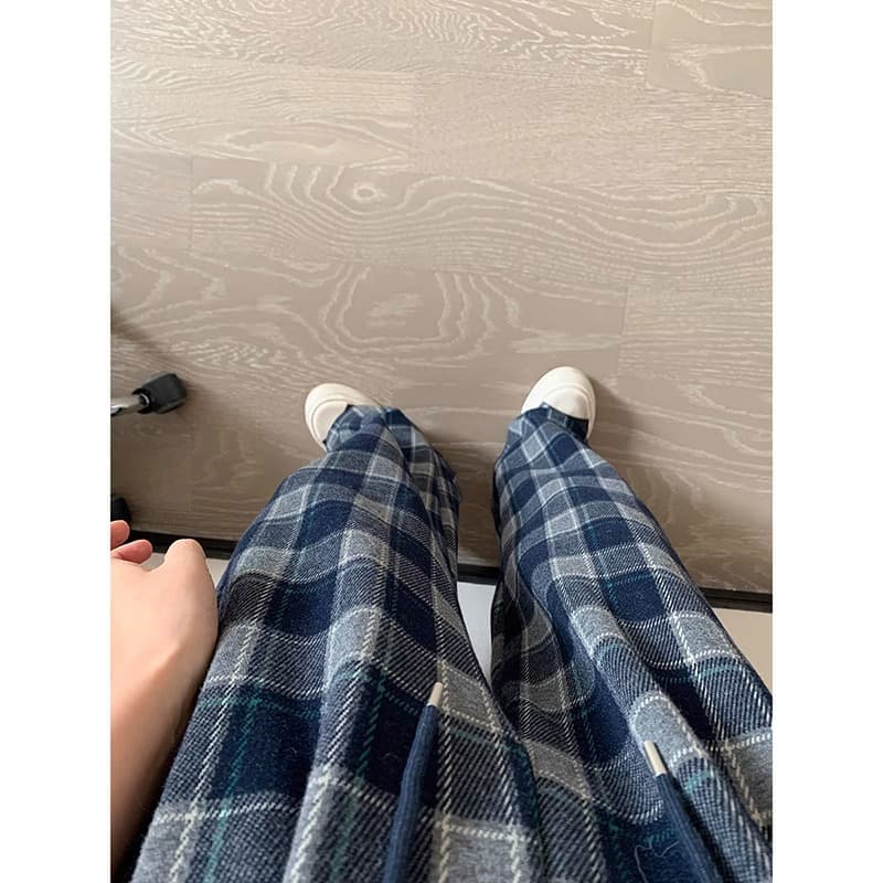 チェックパンツ タータンチェック あったかパンツ