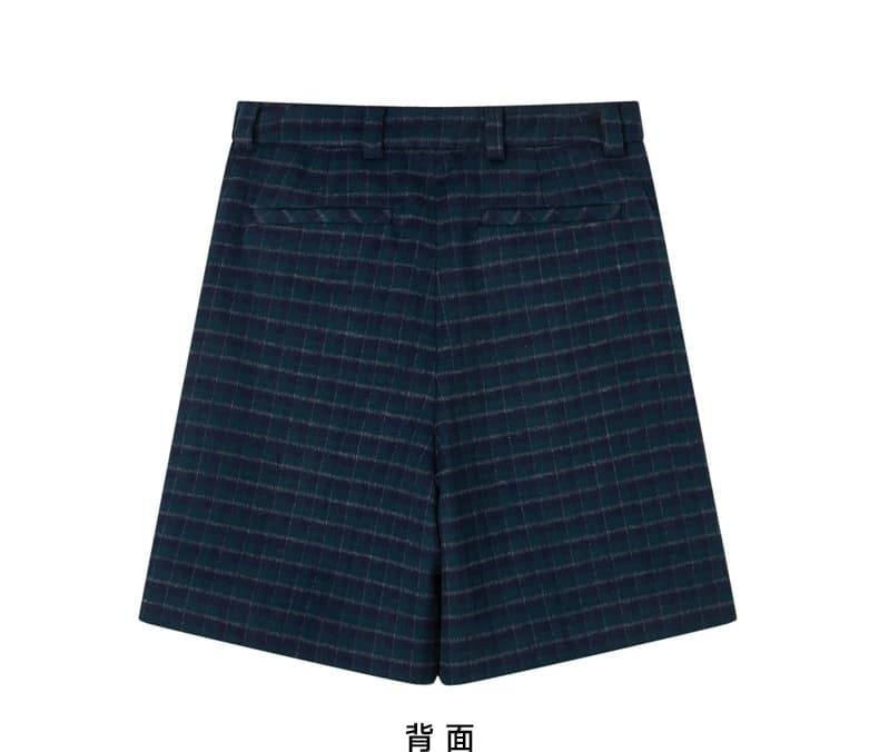 チェックパンツ クラシカルカレッジ チェック ショート パンツ